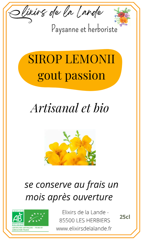 Sirop Oeillet Passion