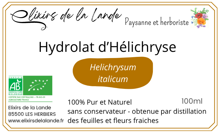 Hydrolat de Helychrise Italienne (l'Immortelle) – Image 2